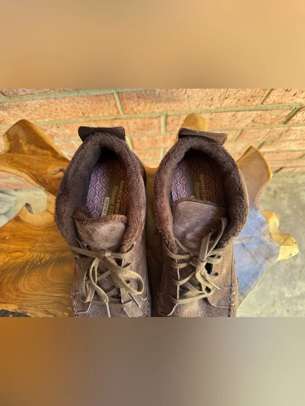 Women's Suede Lace-Up Winter Boots in Taupe